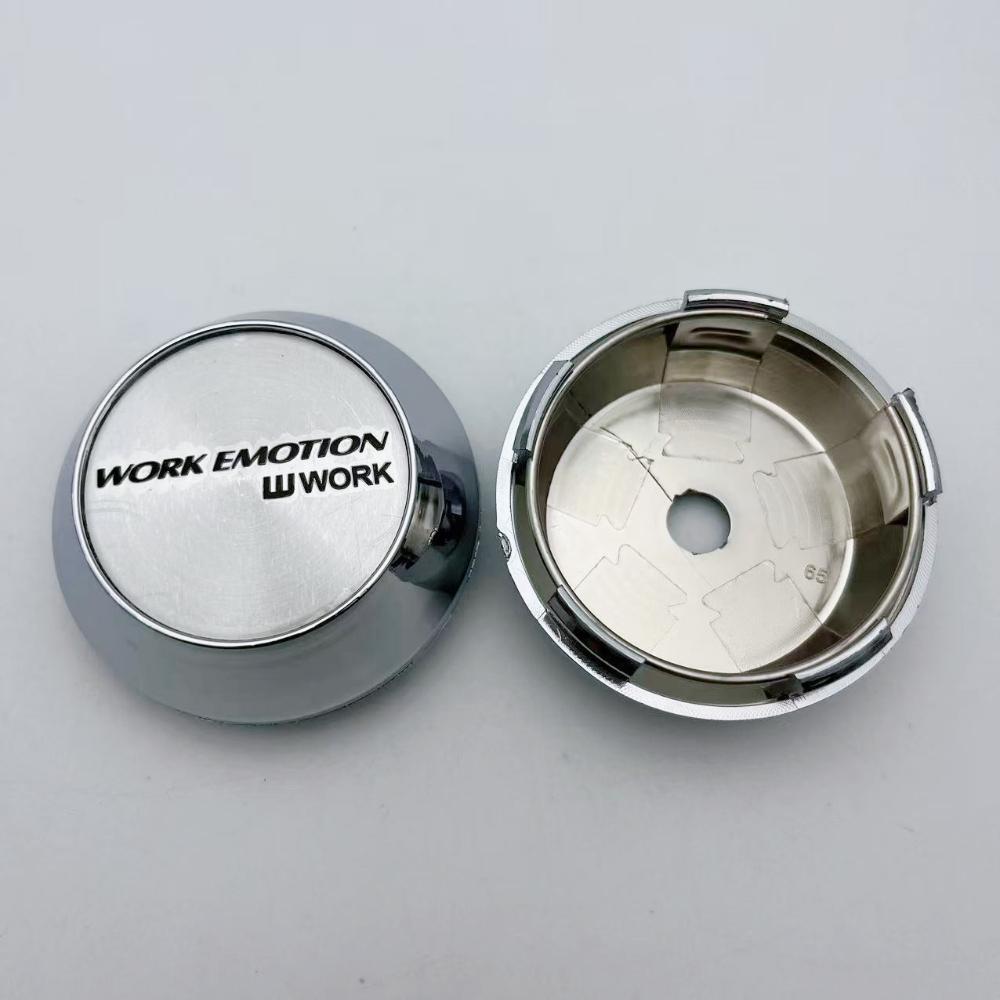 

4pcs 60mm 64mm 65mm 68mm 69mm W Work Emotion Logo Badge Car Wheel Center Caps High Cap Wheel Hubcaps Rim Cover Car Accessories W Work Emotion Badge&60MM High Cap