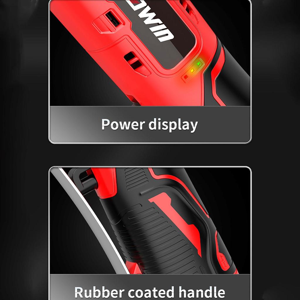 NAWIN 50Nm ráčnový klíč 16,8V elektrický klíč Dobíjecí akumulátorový 3/8palcový nástroj na opravu čtvercové hlavy