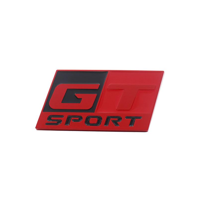 

3D Преміум GT SPORT Edition для автомобіля Крило багажник Задній капот Наліпка Емблема Значок Наклейка Аксесуари red-black-red