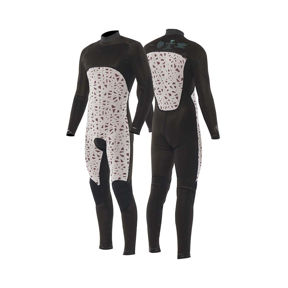 VISSLA 7 Seas 3-2 Full Chest Zip-Blk