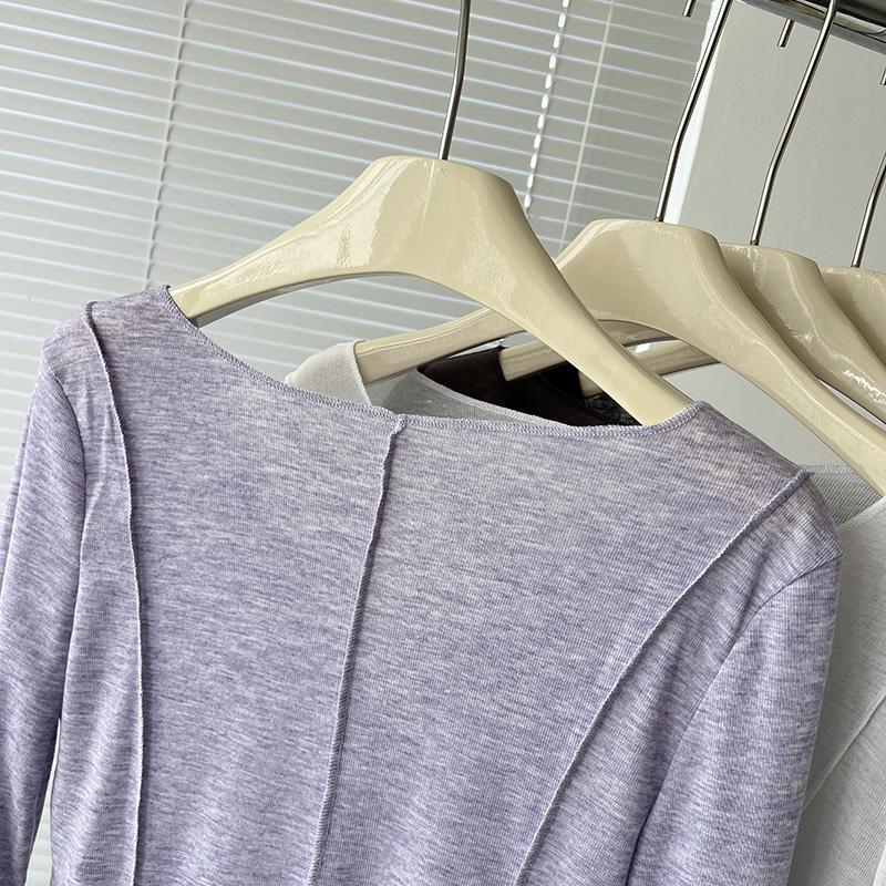 Women's Summer V-Neck Long-Sleeve Sun-Protective Knit Top