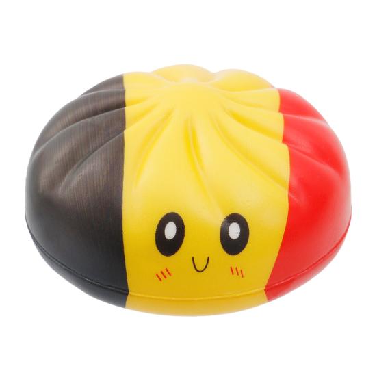 1/6Pcs Cartoon Dumpling Relief Stress Flag Pattern Toy Anti-anxiety Steamed Bun Squeeze H
