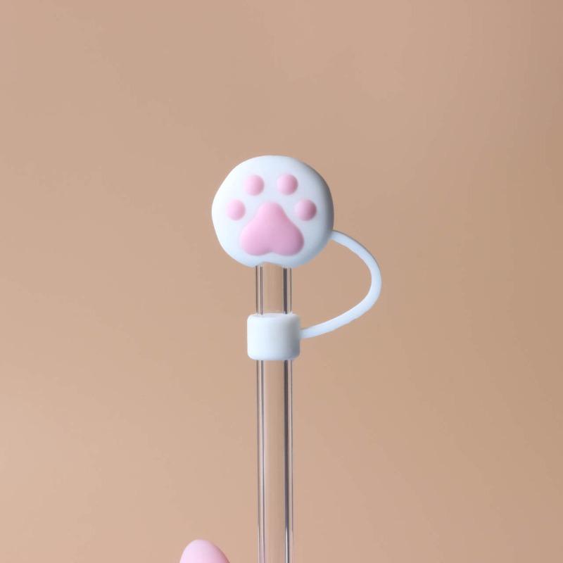 Pen Cap, Cute Girl, 8mm Inner Diameter, Protective Dust Cover, Cute Straw Cap, Straw Cover, Cartoon