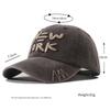 3D New York Embroidered Baseball Cap Adjustable Cotton Snapback Hat Unisex Outdoor Streetwear Peaked Caps For Women Men Sunshade