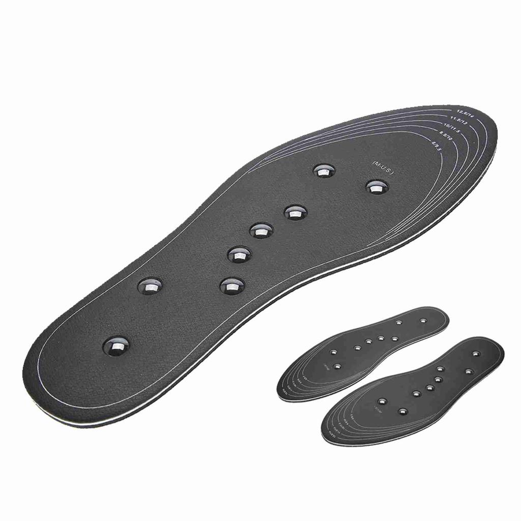 Unisex Breathable Insoles Comfortable Shock Absorbing Foot Pads 1 Pair L (Size 4146)