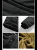 Men's Plus Size Hooded Winter Cotton Coat with Velvet Lining