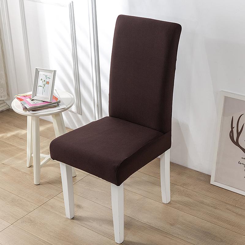 New Color High Gram Heavy Printing Elastic Backrest Integrated Chair Cover Household Hotel Anti-Fouling Dining Table Chair Cover