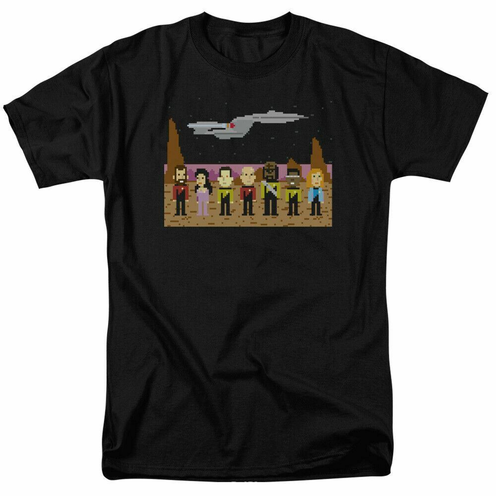 Star Trek TNG Trexel Crew T Shirt Licensed Sci-Fi TV Classic Adult Tee New Black XL
