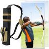 Archery Quiver with Molle System Pocket Lightweight Multi-Function Back Arrow Quiver for Target Shooting and Hunting