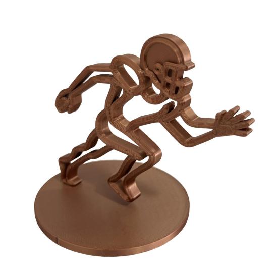 Football Player Ornament Minimalist Line Rugby Player Figurine Collectible Home Office Desktop Decoration Gift for Football Enthusiasts
