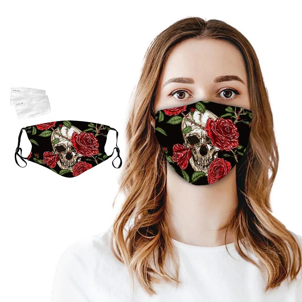 Unisex Half Washable Face Mouth Cover  Mask  for Outdoors Multicolor