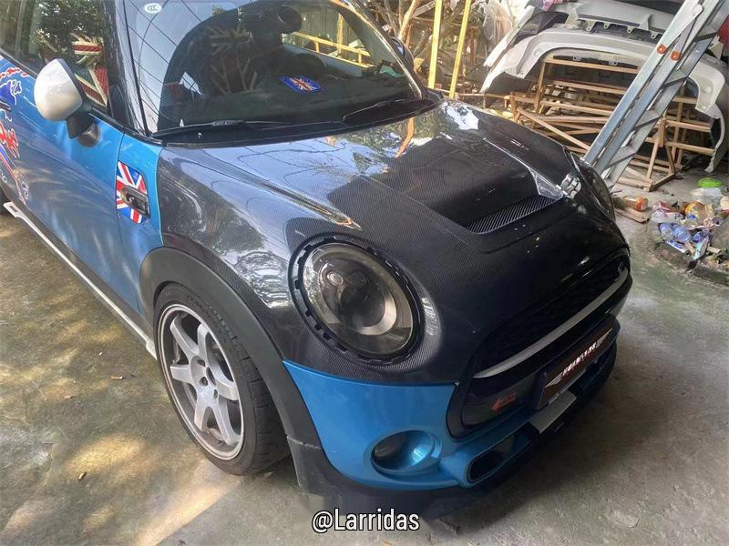 2014-2023 MINI JCW Carbon Fiber Track Hood for Cooper SF56