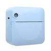 Mini Thermal Printer Bluetooth Inkless Portable Printer Pocket Label Maker with APP for DIY Photos Study Notes Blue