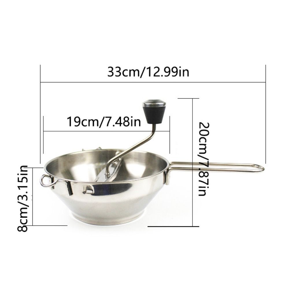 3 Grinding Discs Puree Grind Stainless Steel Manual Grinder Best Jam Machine  Baby Food