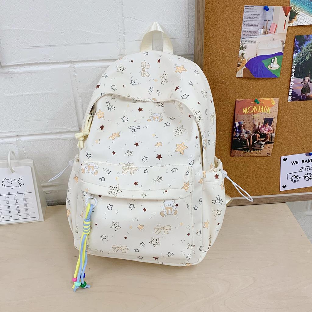 Schoolbag Simple and Versatile High-value Primary School Bag Cute Cartoon Backpack High School Students Junior High School Students Lightweight