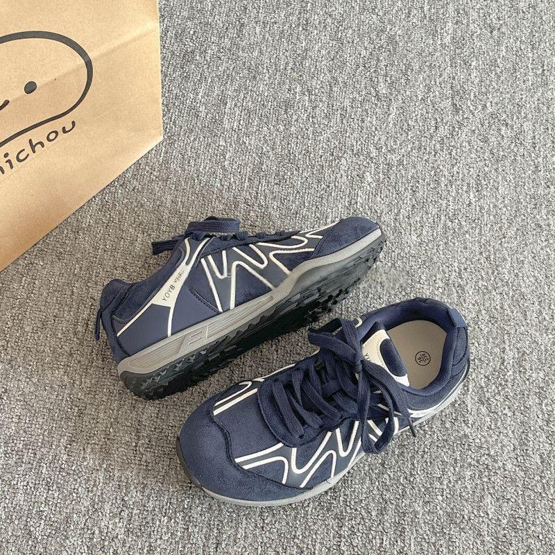 Retro Niche Non-collision Board Shoes Women's New Spring and Autumn Platform Casual Shoes Women's Shoes