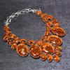 Baltic Amber Gemstone 925 Sterling Silver Jewelry Necklace 18"