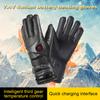 Wiederaufladbare beheizbare Handschuhe 3 Temperaturstufen Heizhandschuhe Akkubetriebene Heizhandschuhe für Outdoor Motorrad Ski Radfahren