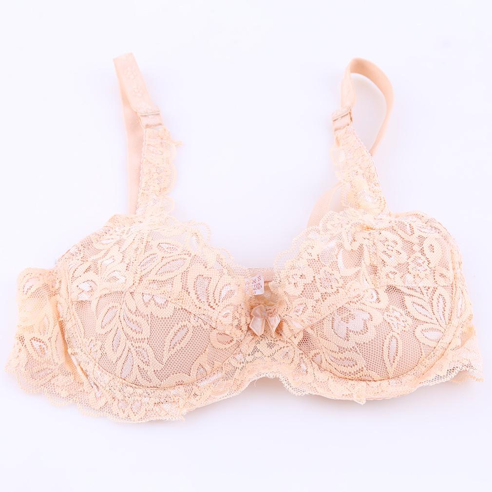 Luxury Women Charming Sexy Bra Lace Mesh Ultra-Thin Bra