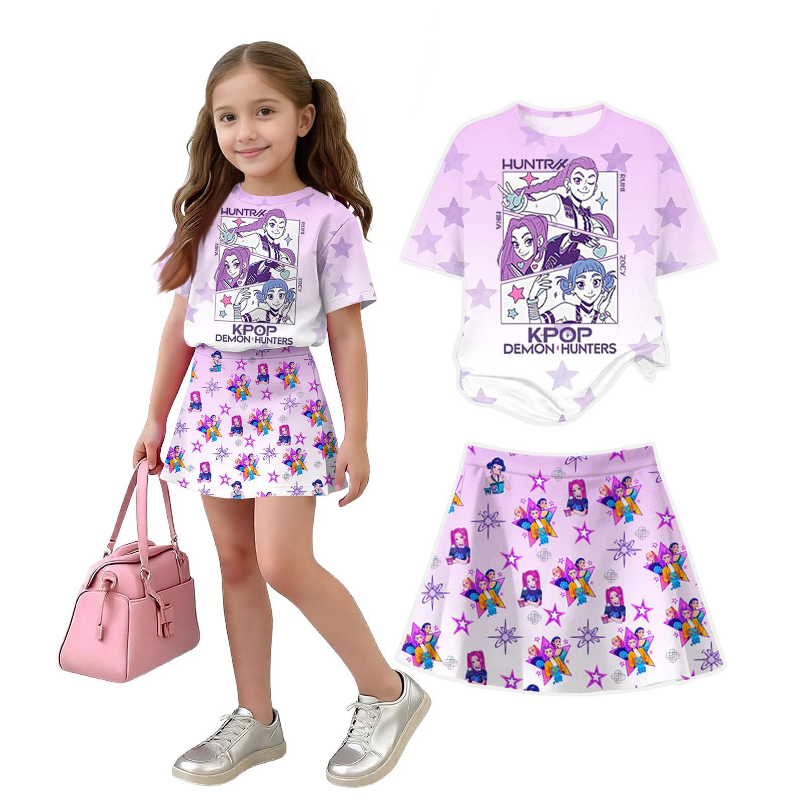 

Infant Newborn Baby Girls Boys Loose Print T-shirt+Pants Print Outfits Set 130