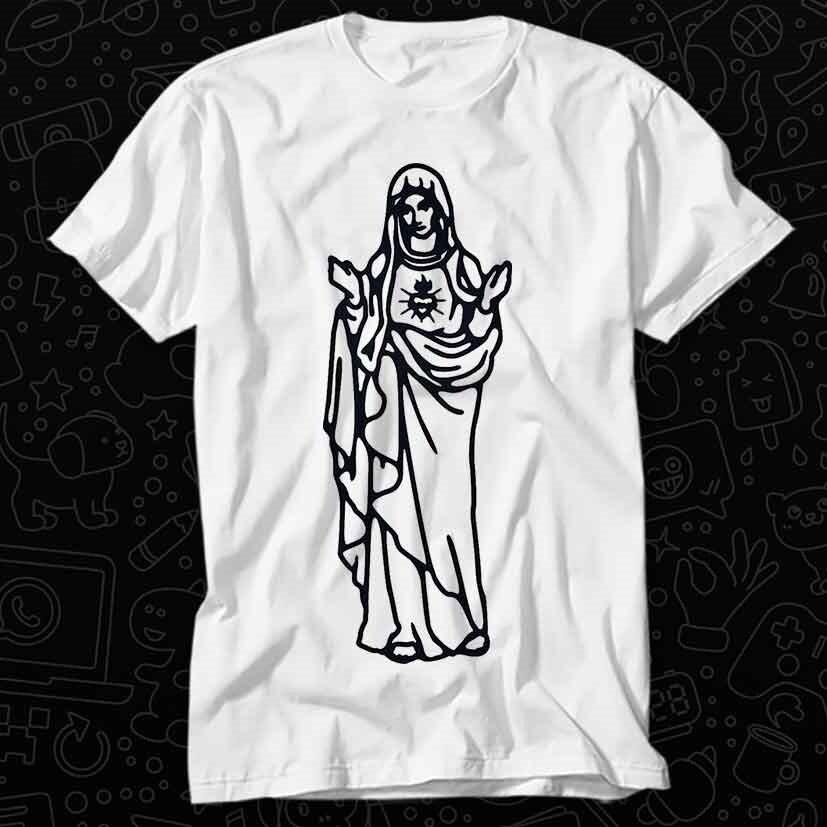 

Virgin Mary Mother of Jesus Christ Our Lady of Guadalupe Christian T Shirt 497 XL