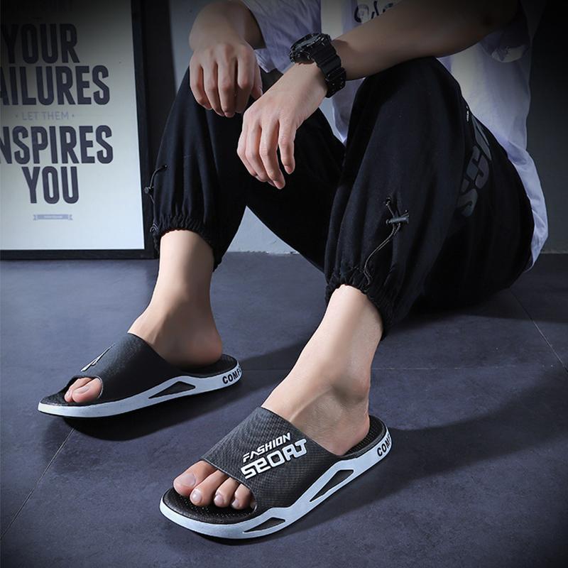 Men's Slippers 2024 Summer Thick Sole Comfortable Flip Flops for Men EVA Foam Soft Slides Fashion Indoor Male Sandals Beach Shoe