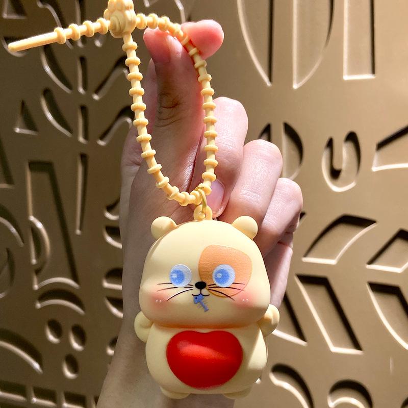 Capybara Decompression Keychain Doll Pendant - Cute Bag Charm Gift