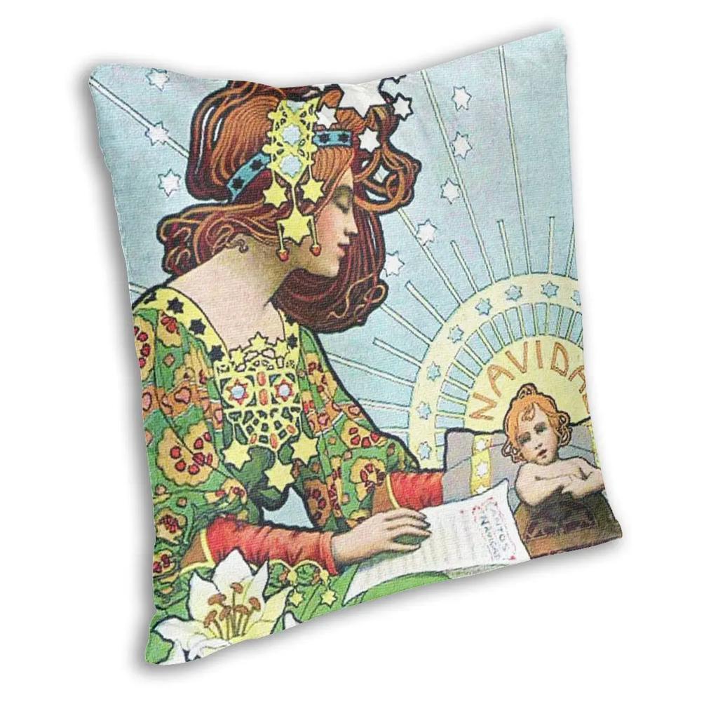 Dezember Kalender Von Gaspar Camps 9 Kissenbezug Bedruckter Polyester Kissenbezug Dekorativ Mucha Kissenbezug Bezug Stuhl ''