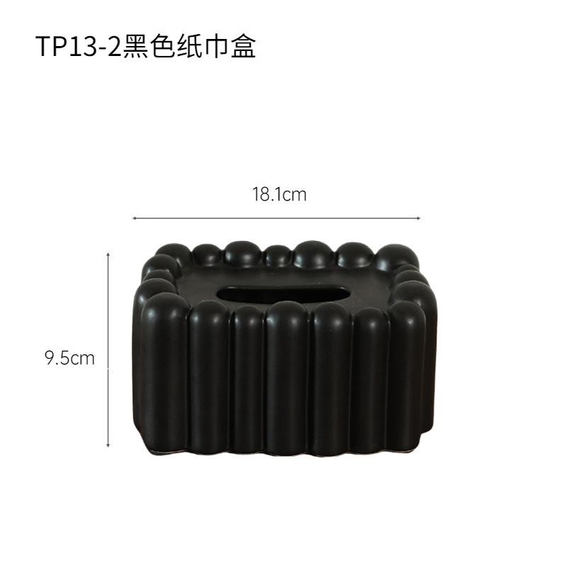 Einfache Keramik-Taschentuchbox Kreative Aufbewahrungsbox für Taschentücher für den Esstisch Küchen-Feuchttuchspender Heimdekor Servietten-Taschentuchhalter