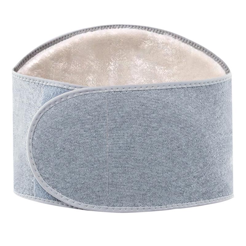 Fleece Lined Lumbar Support Belt for Men & Women - Warm Waist Protection for Autumn & Winter Seasons