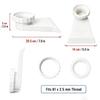 Direct Mount Pool Fountain Holder Eco-Friendly Pool Fountain Mount New Fountain Mounting Bracket