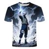 2026 Summer New Stylish Naruto Anime Round-neck Short-sleeved 3D Digital Printed T-shirt, A Versatile Top for Students
