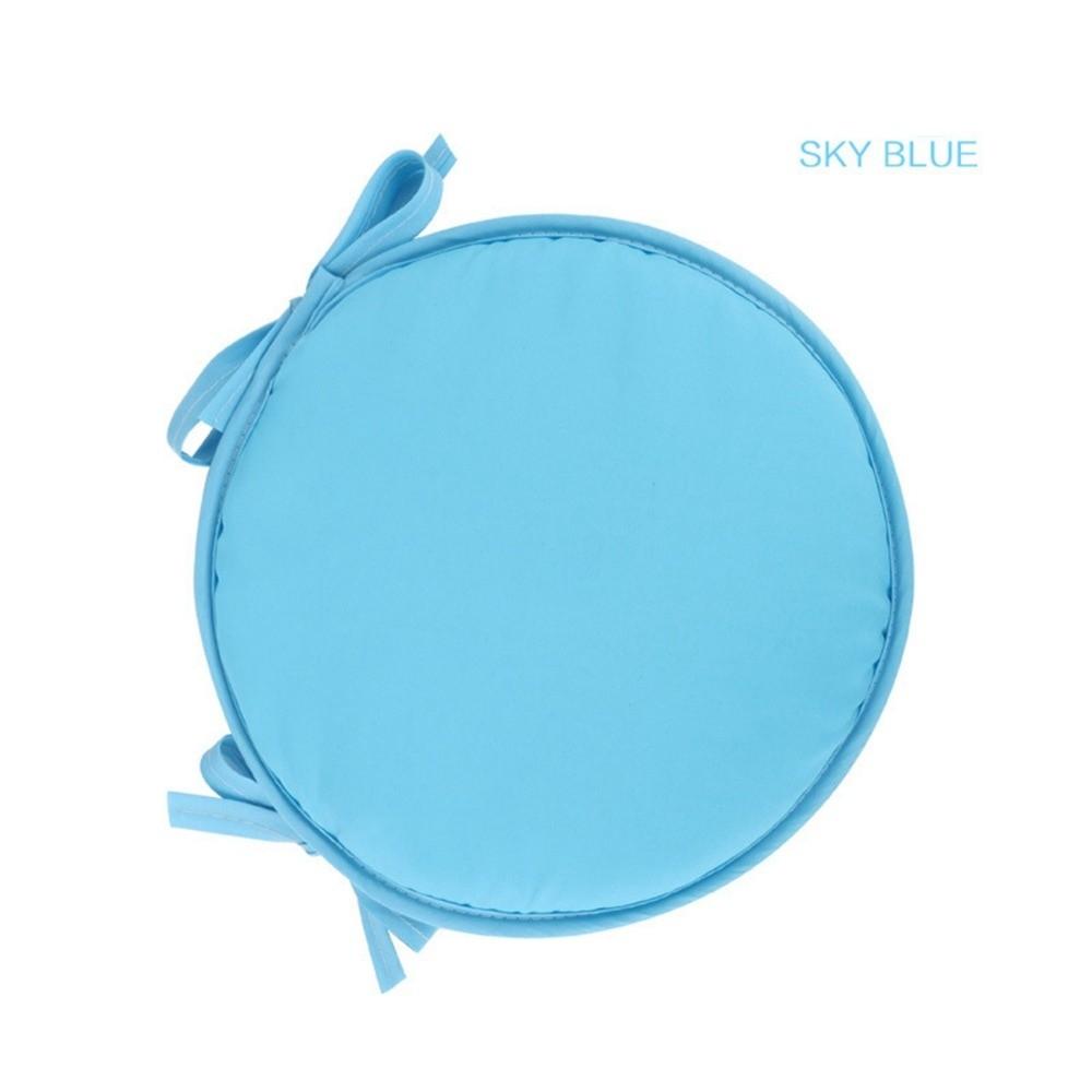 Office Indoor Outdoor Solid Color Washable Home Decoration Seat Pad Round Cushion Chair Cover