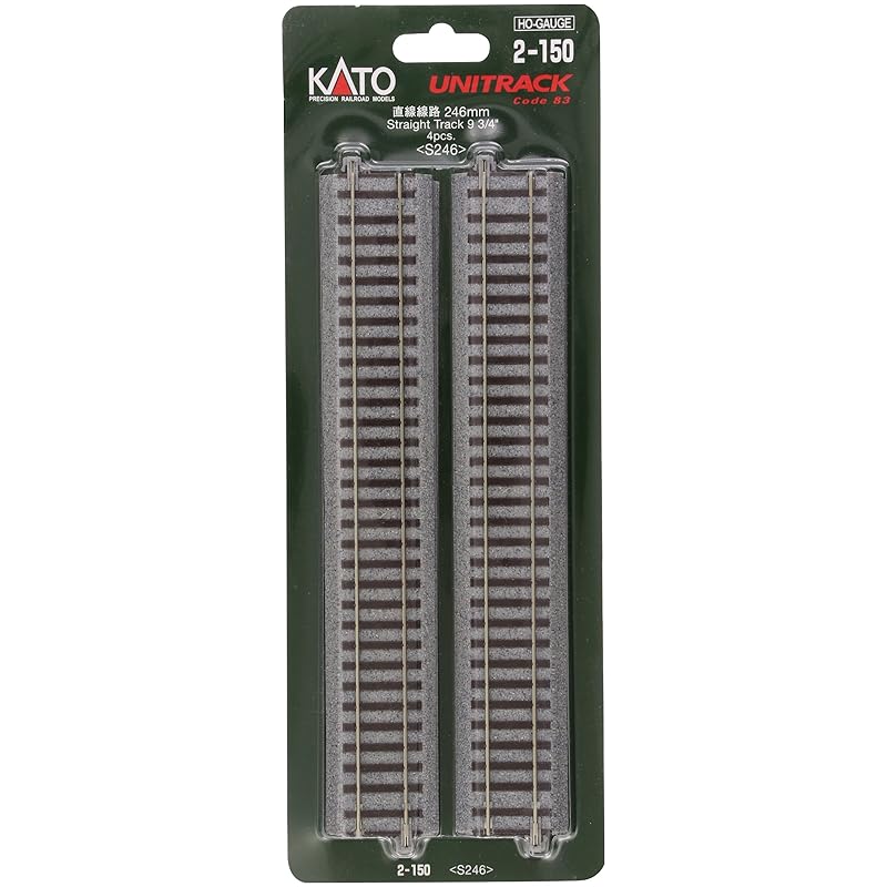 

KATO HO gauge straight track 246mm 4 pieces 2-150 model train supplies