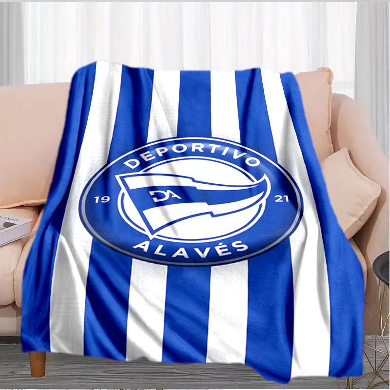 Deportivo FC Printed Throws Blanket Soft Flannel Blankets for Couch Bed Gifts for Men Women Picnic blanket Christmas gifts