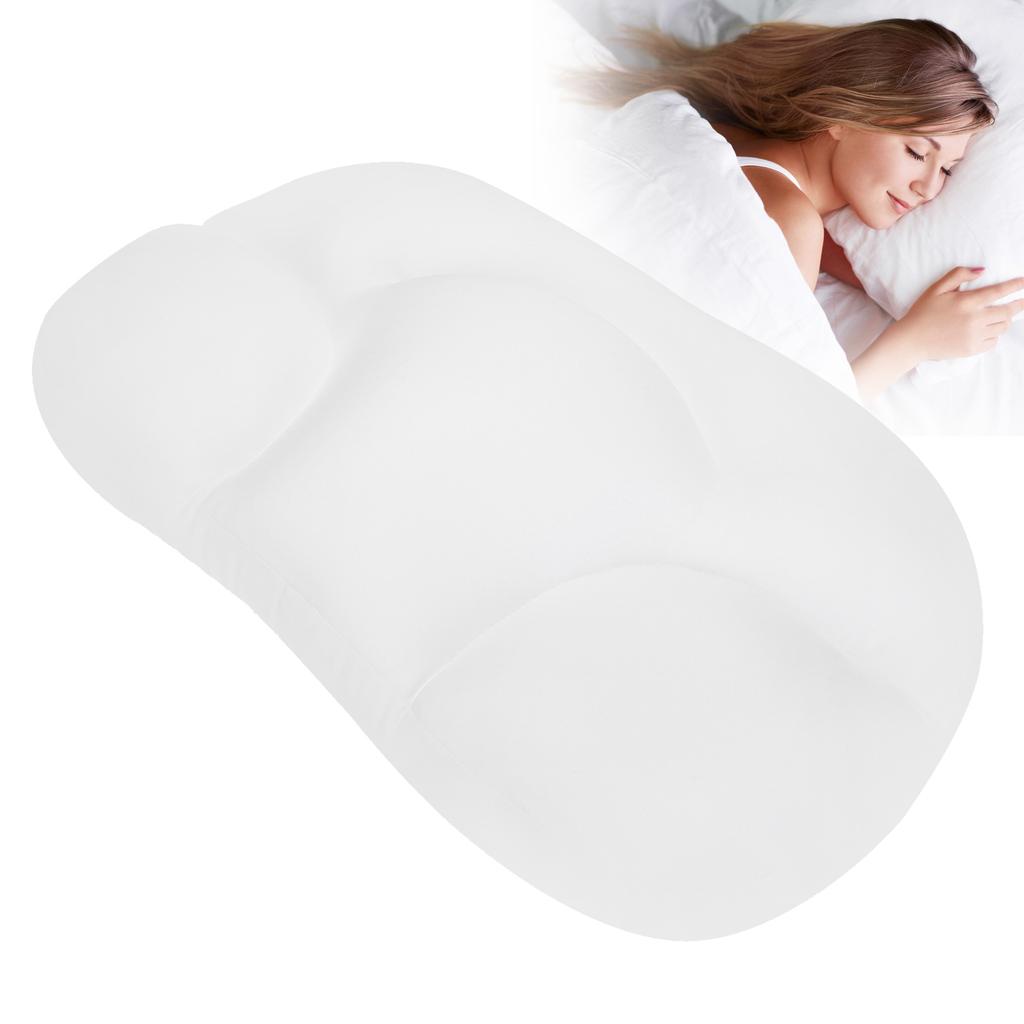 Multi Functional Foam Sleep Pillow Soft Skin Friendly Neck Head Support Care Pillow(White )