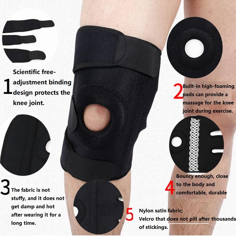Knee Pad With Pain In The Knee Brace Rotuliana Leg Protector Running Knee Protector Bandage Orthopedic Brace For Gym Hxhz02