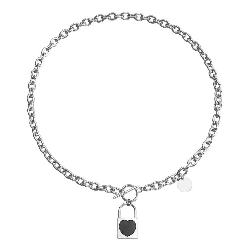 Accessories, Simple White Star Imitation Fritillary Necklace, Temperament Metal Rough Aluminum Chain Sweater Chain