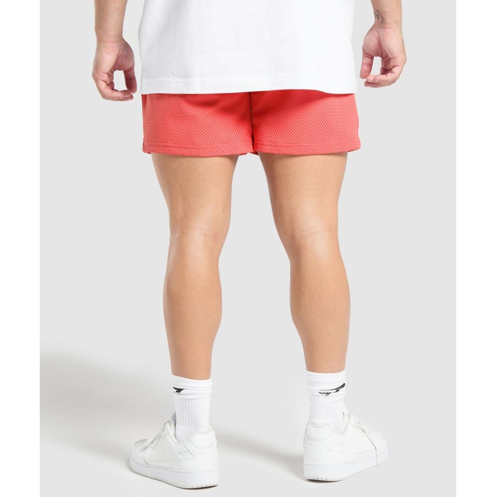 Gymshark Pantaloni scurți Lifting Mesh 5, roz tropical, A1b1j Kb69