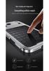 Crocodile Pattern Leather Metal Frame Anti-Drop Case for iPhone 17 Pro Max