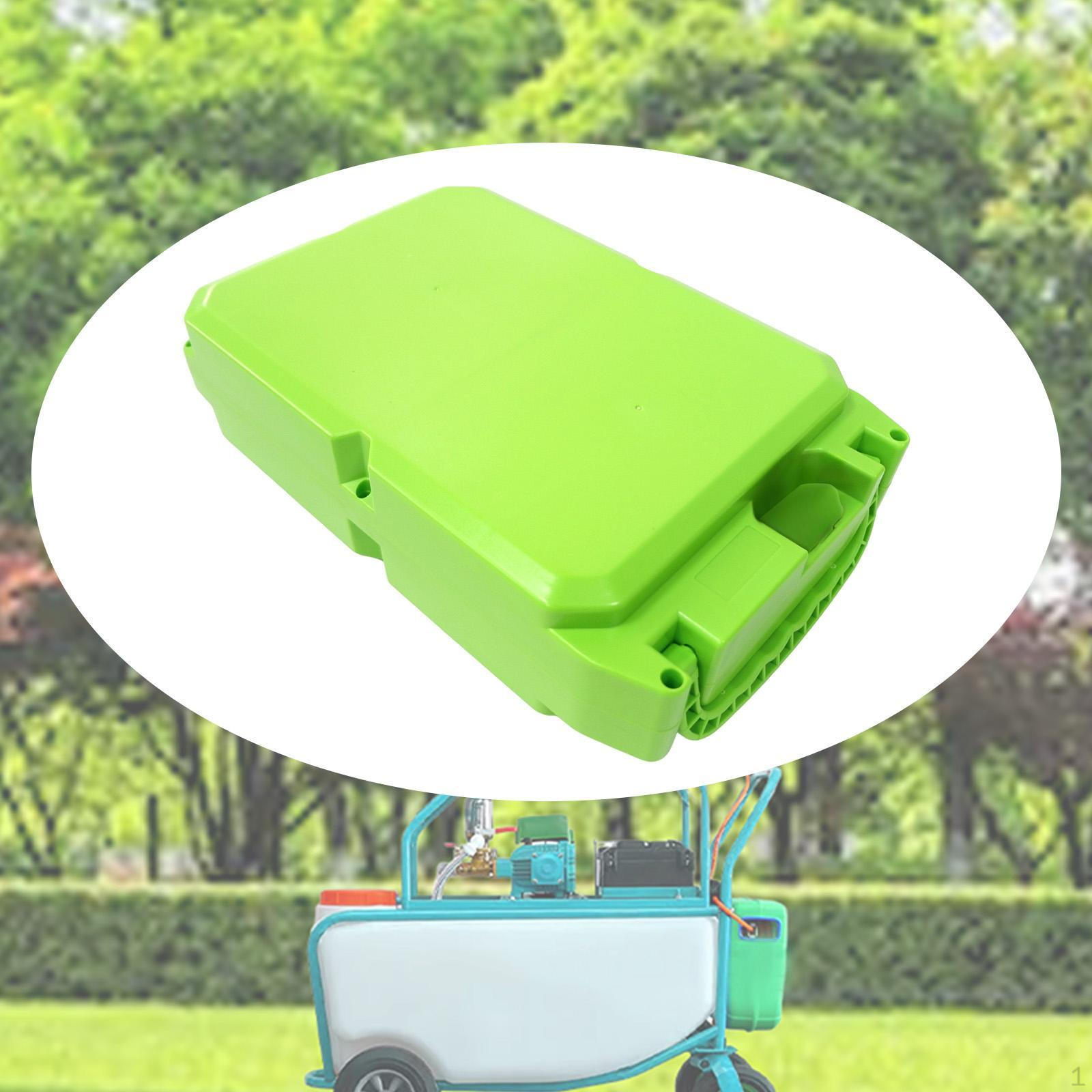 

Battery Box DIY with Handle,18650 Holder Professional Outdoor Housing for Electric Vehicle Garden зелений