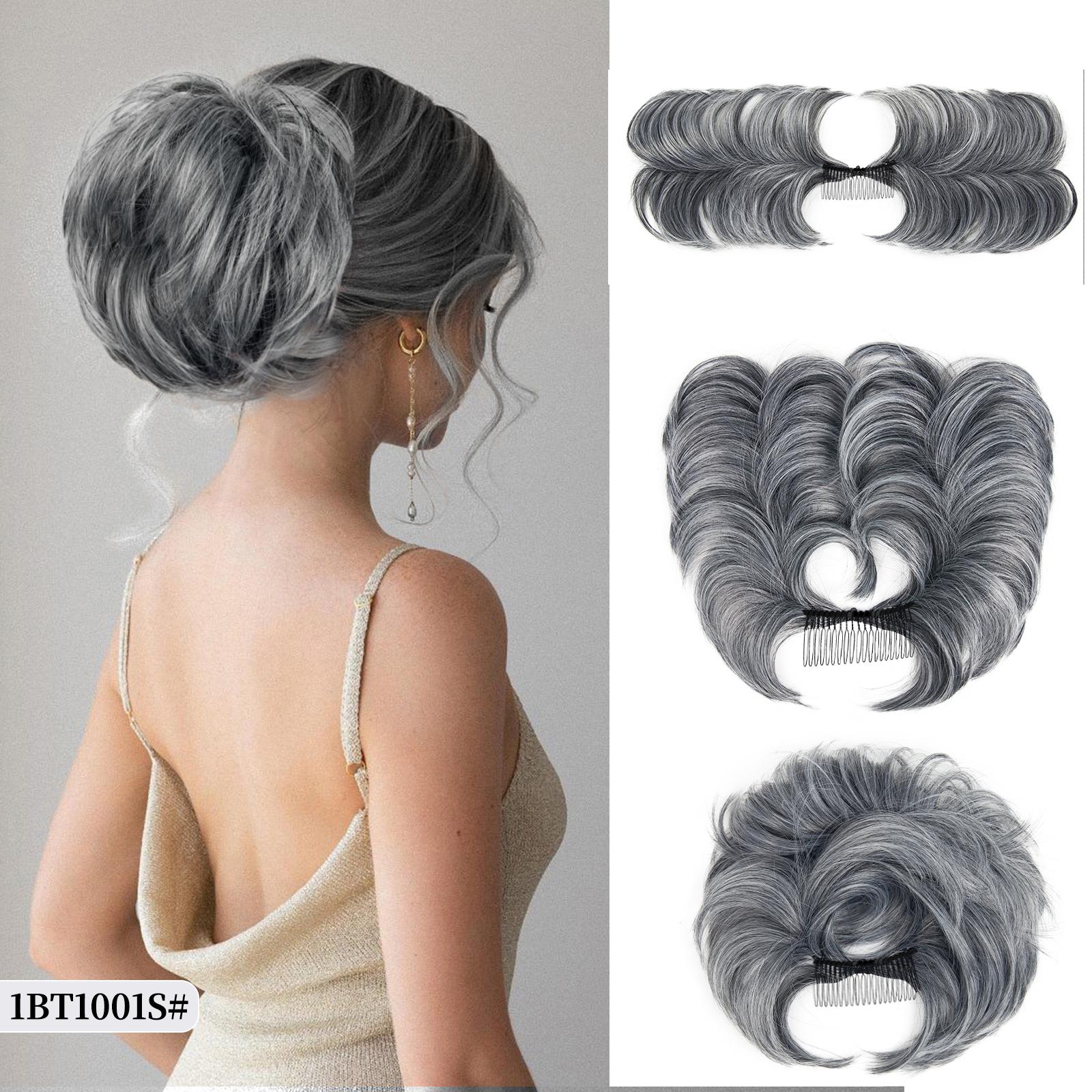 

Синтетические грязные прямые волосы, наращивание пучка, регулируемые гребни для волос, зажим для коротких волос, резинка для волос, шиньон, шиньоны с хвостиком