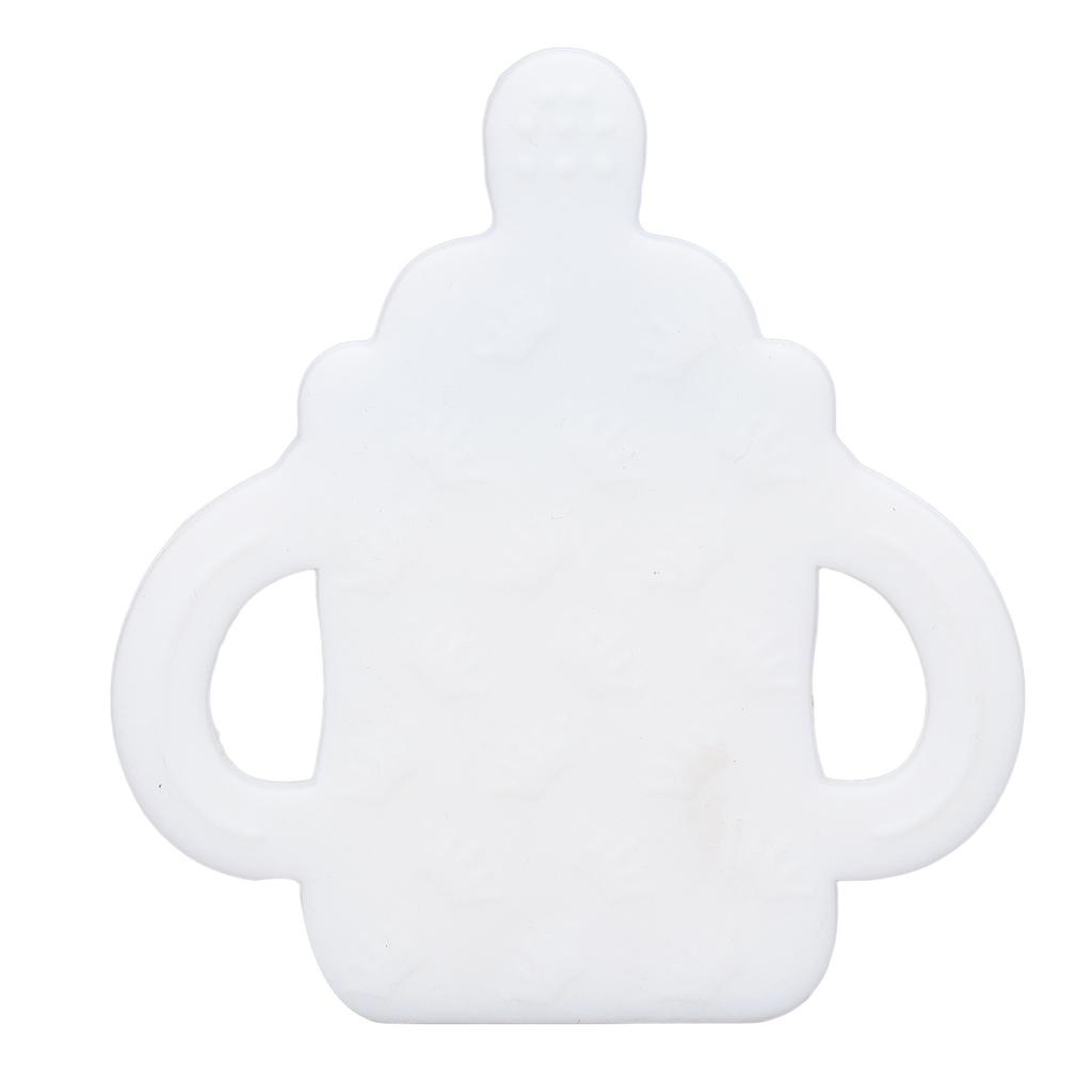 Baby Teether Cartoon Bottle Shape One Piece Soft Flexible Baby Silicone Teether Baby Teething Chew Toys