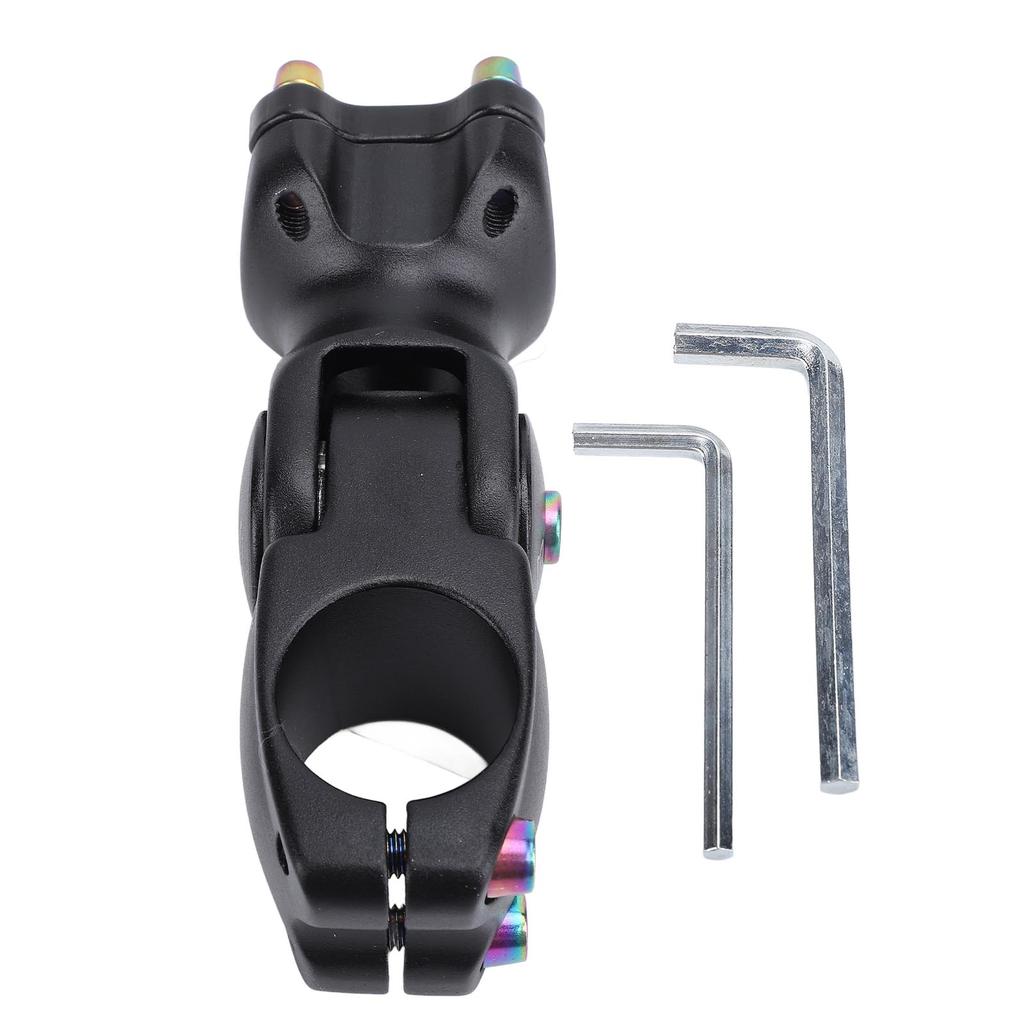 Fahrradvorbau 90mm Verstellbarer Winkel Aluminiumlegierung Hohl Innen Lenkervorbau Riser Verlängerung für