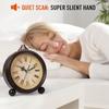 Retro Battery Alarm Clock Hangable Mechanical Clock Desk Quartz Clock  Housewarming Gift