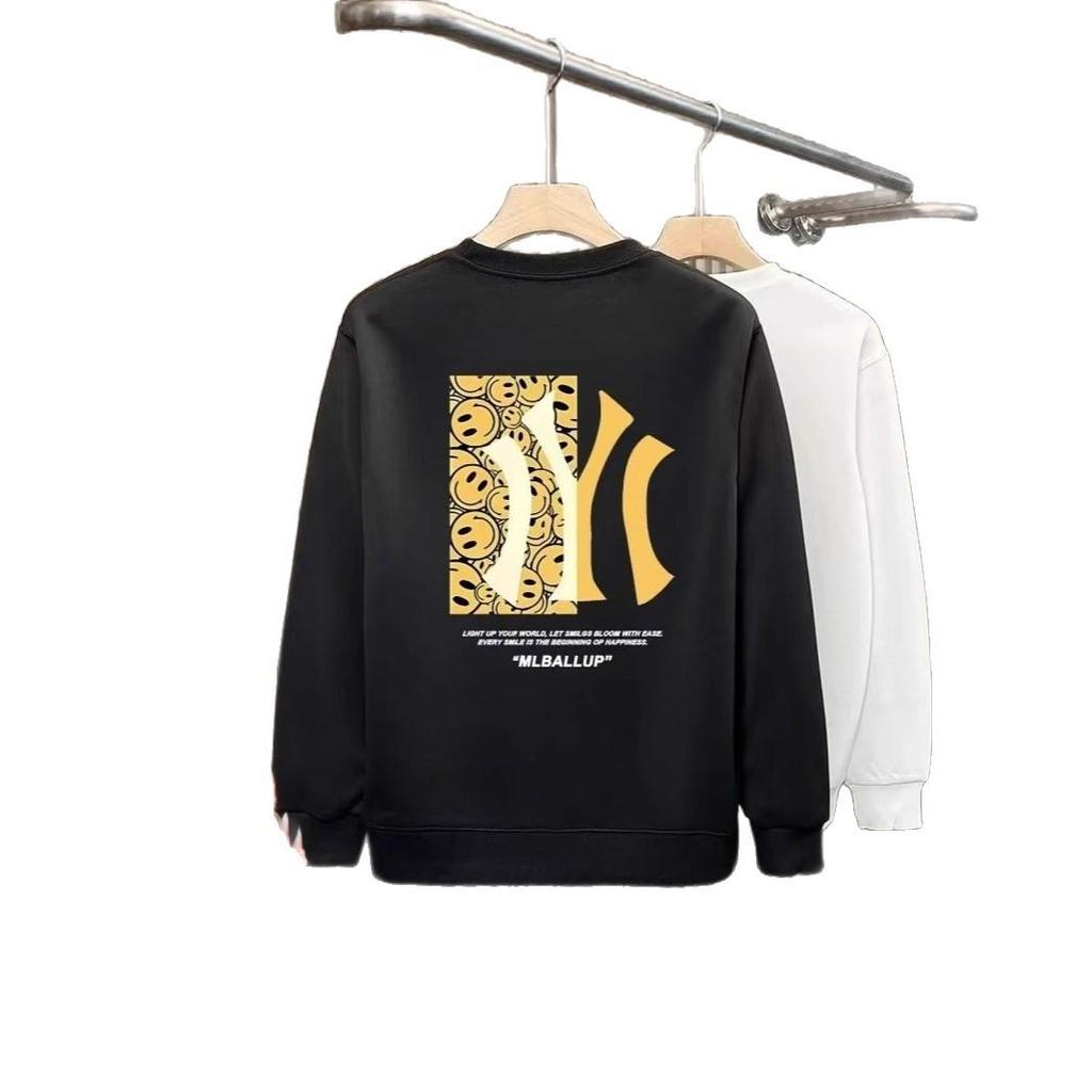 Premium Men's Youth Long-Sleeve T-Shirt, Autumn/Winter Hong Kong Style Business Trend Student Top