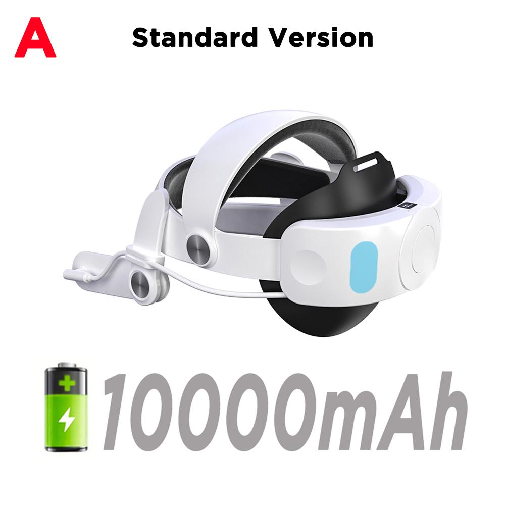 10000mAh Batterij Comfortabele Hoofdband Voor Meta Quest 3/3s Vervanging Elite Strap PD18W Opladen Verbeterde Speeltijd, Draagtas