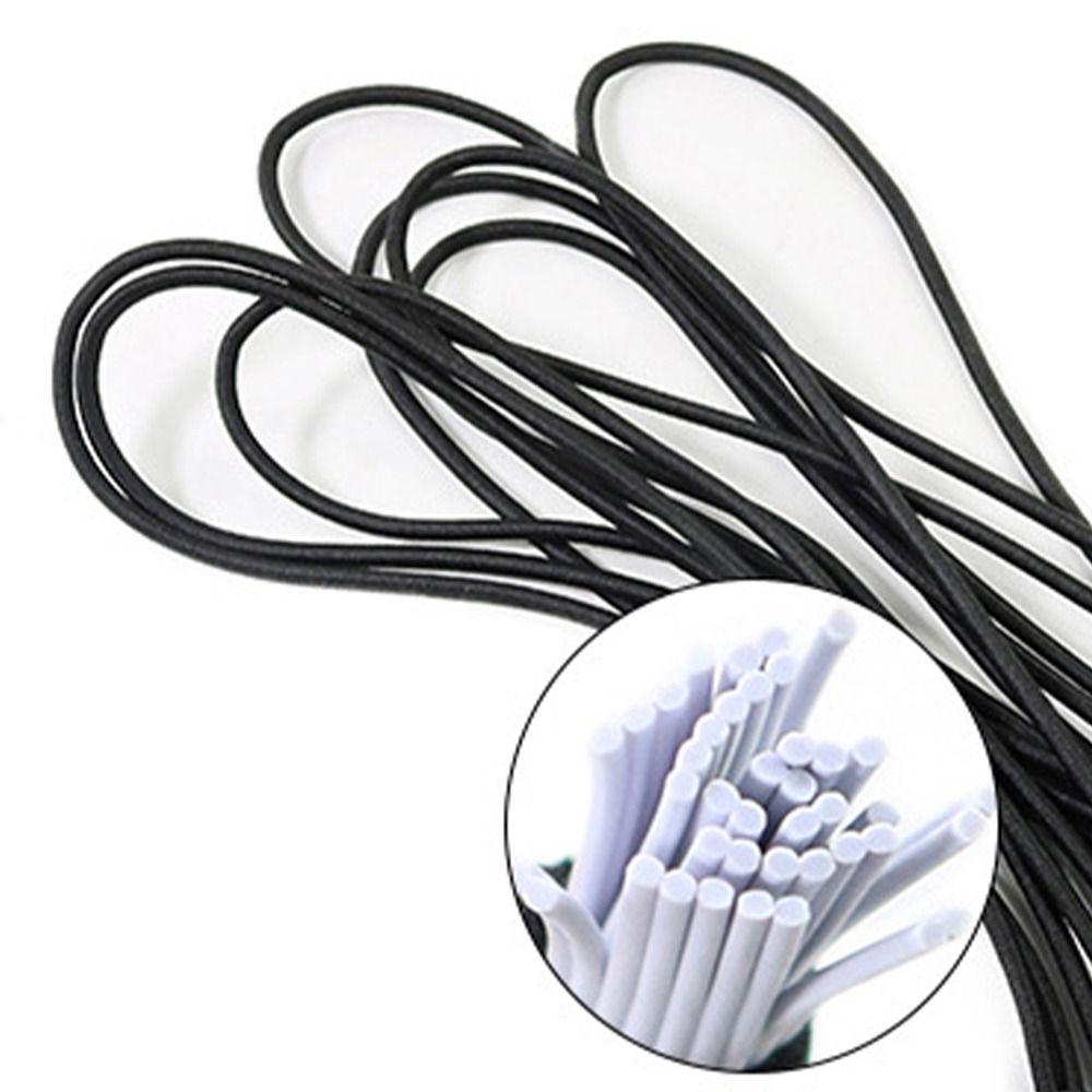 5pcs Flexible Latex Strap 26cm Mini Luggage Rope Heavy Duty Elastic Rope for Camping Carts Bikes