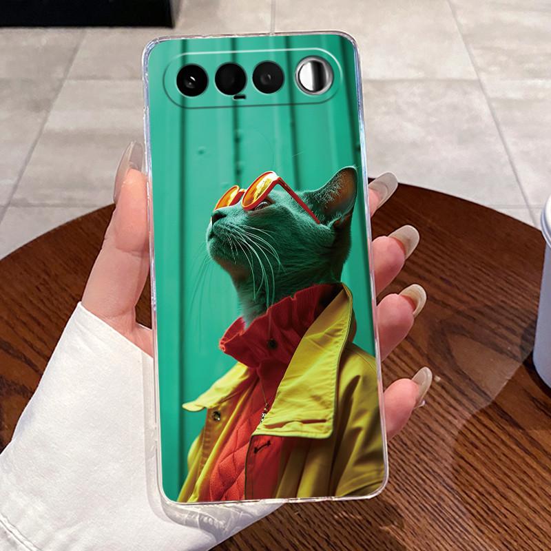 Jelly Casing For Realme 16 5G Coque Capa Clear Silicone Soft TPU Back Cover Cute Cat Rabbit Heart Protective Case Fundas
