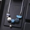 And American Style Unique Exaggerated Niche Necklace for Women, 2026 New Model, Purple Decorative Choker, Clavicle Chain, Stylish Sweater Chain